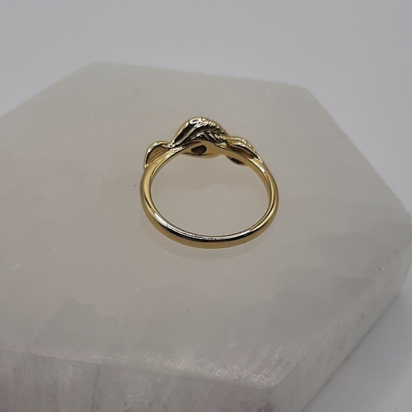 R888 Red Leaf Ring Plated - Fragrant Jewels - Picture 6 of 8